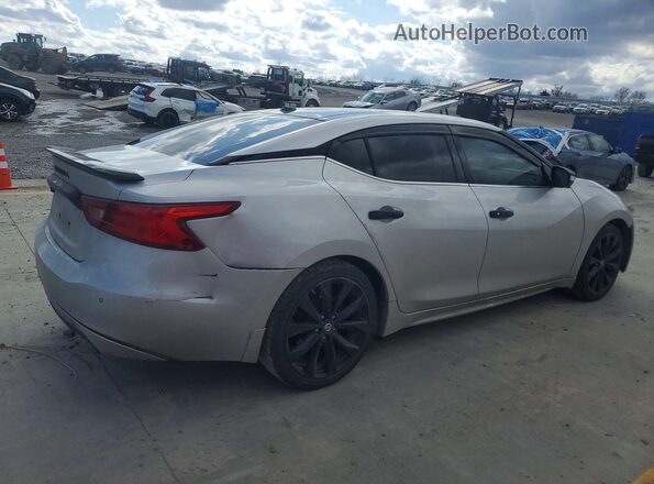 1N4AA6AP7JC406668 2018 NISSAN MAXIMA PLATINUM Серебряный Задняя правая четверть