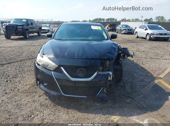 1N4AA6AP8JC365015 2018 NISSAN MAXIMA Черный Вид задней части салона