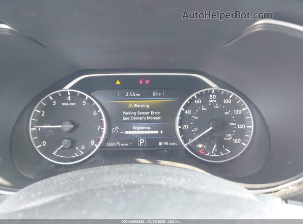 1N4AA6AP8JC365015 2018 NISSAN MAXIMA Черный Вид задних сидений