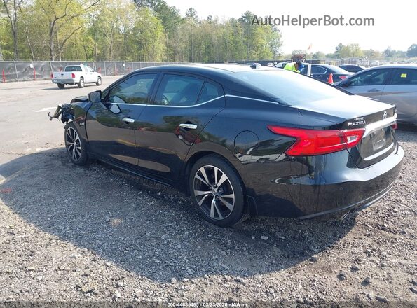 1N4AA6AP8JC365015 2018 NISSAN MAXIMA Черный Задняя левая четверть