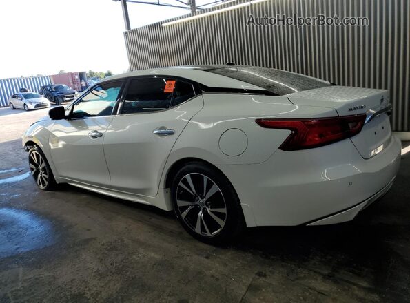 1N4AA6AP8JC370280 2018 NISSAN MAXIMA PLATINUM Белый Задняя левая четверть