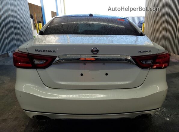 1N4AA6AP8JC370280 2018 NISSAN MAXIMA PLATINUM Белый 
