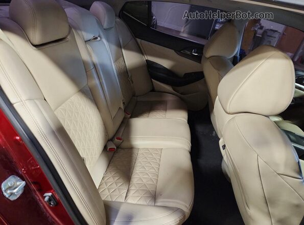 1N4AA6AP8JC400944 2018 NISSAN MAXIMA PLATINUM Бордовый Вид задних сидений