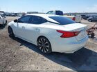 2016 Nissan Maxima 3.5 Sr White vin: 1N4AA6AP9GC409046