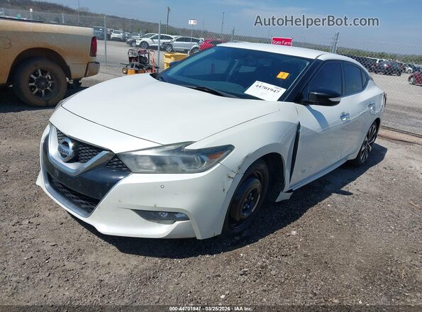 1N4AA6AP9GC409046 2016 NISSAN MAXIMA White წინა მარცხენა ხედი სამი მეოთხედიდან