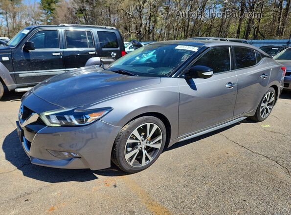 1N4AA6AP9HC407783 2017 NISSAN MAXIMA PLATINUM Gray წინა მარცხენა ხედი სამი მეოთხედიდან