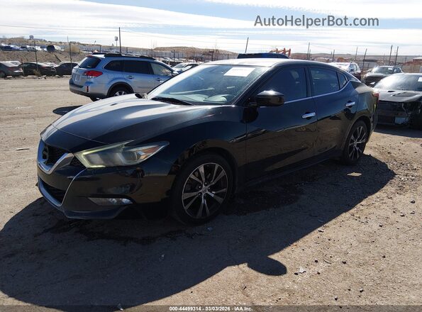 1N4AA6APXGC433033 2016 NISSAN MAXIMA Черный Передняя левая четверть