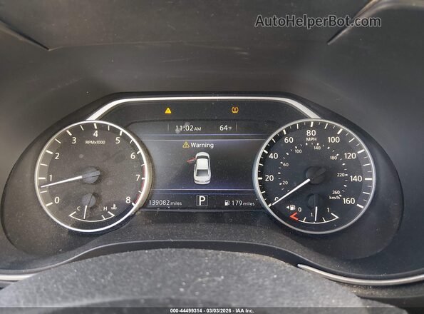 1N4AA6APXGC433033 2016 NISSAN MAXIMA Черный Вид задних сидений