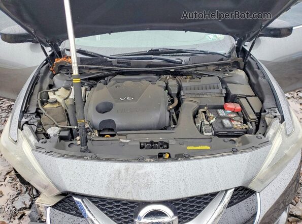 1N4AA6APXHC430523 2017 NISSAN MAXIMA Серый Вид задней части салона