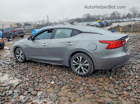 1N4AA6APXHC430523 2017 NISSAN MAXIMA Серый Задняя левая четверть