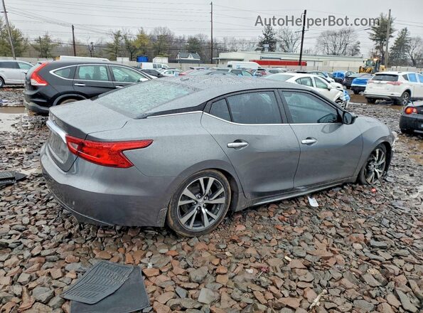 1N4AA6APXHC430523 2017 NISSAN MAXIMA Серый Задняя правая четверть