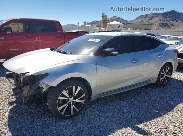 1N4AA6APXJC362133 2018 NISSAN MAXIMA Silver Przód lewy