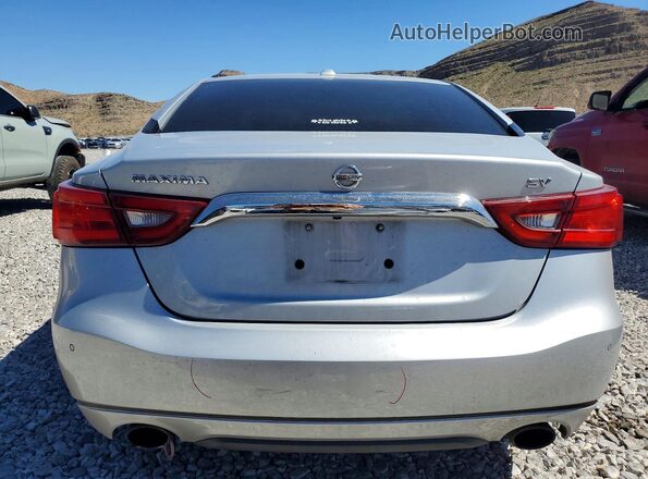 1N4AA6APXJC362133 2018 NISSAN MAXIMA Silver Widok z tyłu