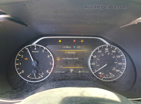 1N4AA6APXJC362133 2018 NISSAN MAXIMA Silver Widok zestawu wskaźników