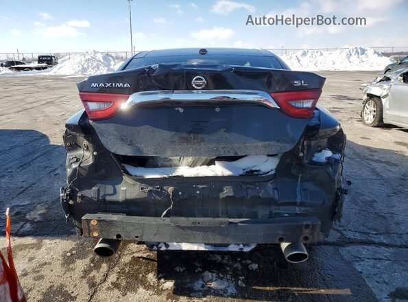 1N4AA6APXJC397755 2018 NISSAN MAXIMA Black Вид ззаду