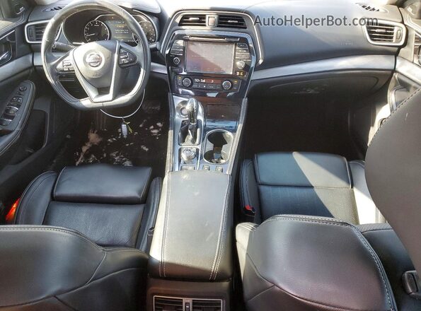 1N4AA6APXJC397755 2018 NISSAN MAXIMA Black Вид панелі приладів