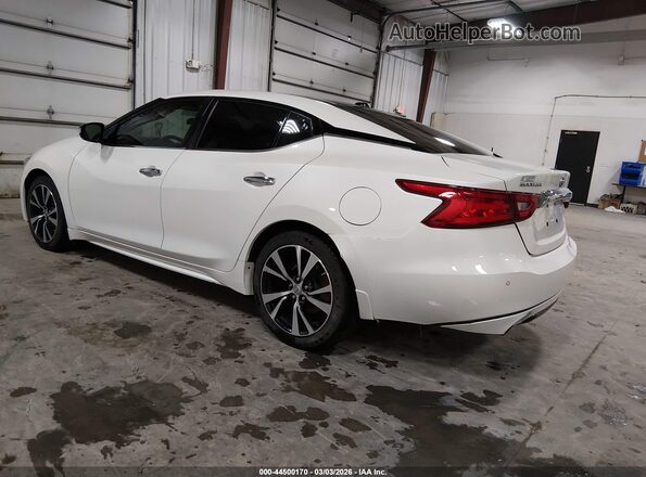 1N4AA6APXJC402503 2018 NISSAN MAXIMA White Trasero izquierdo