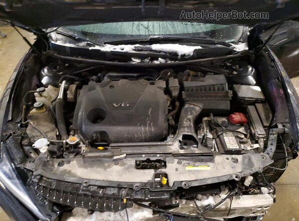 1N4AA6AV0KC361752 2019 NISSAN MAXIMA Black Widok wnętrza z tyłu