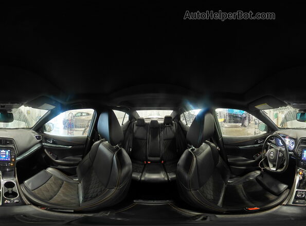 1N4AA6AV0KC361752 2019 NISSAN MAXIMA Black Widok naklejki z numerem VIN