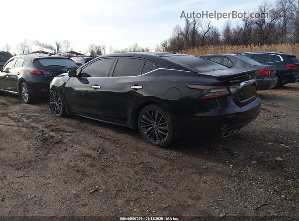 1N4AA6AV0KC374677 2019 NISSAN MAXIMA Black უკანა მარცხენა