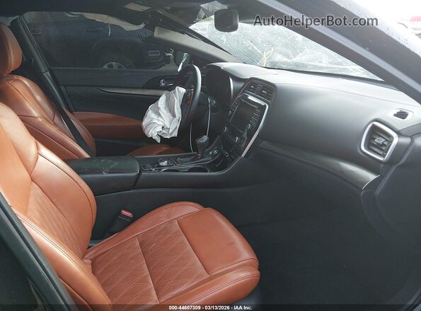 1N4AA6AV0KC374677 2019 NISSAN MAXIMA Black წინა სალონის ხედი