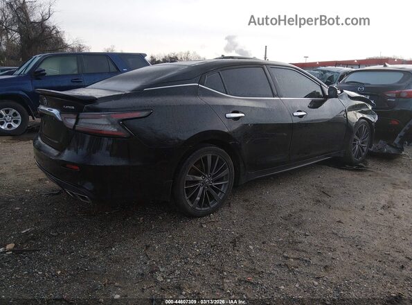 1N4AA6AV0KC374677 2019 NISSAN MAXIMA Black უკანა მარჯვენა