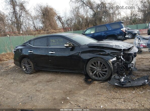1N4AA6AV0KC374677 2019 NISSAN MAXIMA Black სალონის 360-გრადუსიანი ხედი