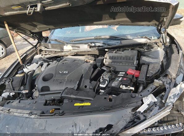 1N4AA6AV0KC374677 2019 NISSAN MAXIMA Black უკანა ხედი