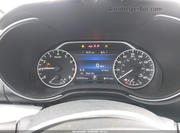 1N4AA6AV0KC382312 2019 NISSAN MAXIMA Black Widok tylnych siedzeń