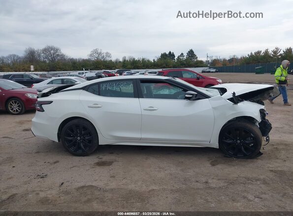 1N4AA6AV1KC363364 2019 NISSAN MAXIMA White Instrument cluster view