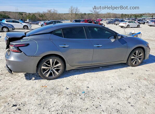 1N4AA6AV1KC370265 2019 NISSAN MAXIMA Серый Задняя правая четверть