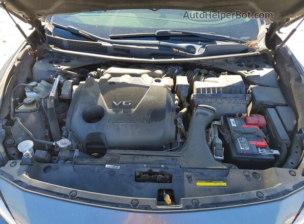 1N4AA6AV1KC370265 2019 NISSAN MAXIMA Серый Вид задней части салона