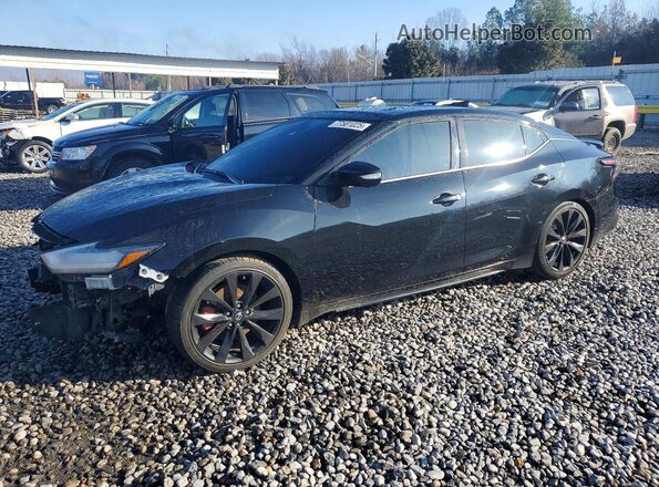1N4AA6AV1KC377555 2019 NISSAN MAXIMA Black Vista tres cuartos delantera izquierda