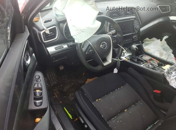1N4AA6AV2KC378519 2019 NISSAN MAXIMA Black Առջևի վահանակի տեսք