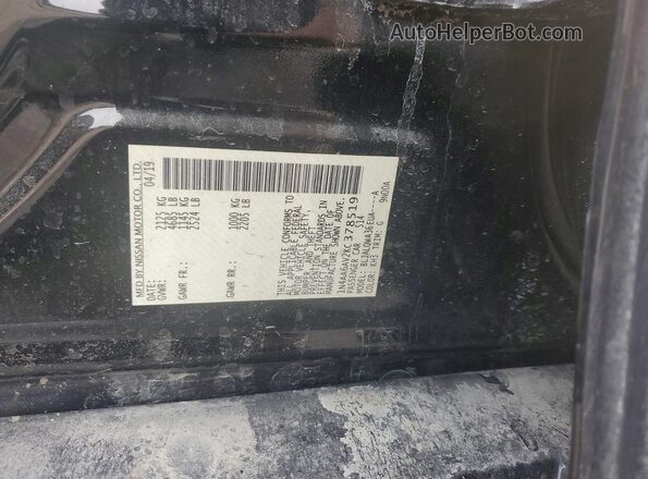 1N4AA6AV2KC378519 2019 NISSAN MAXIMA Black Շարժիչի բաժամունքի տեսք