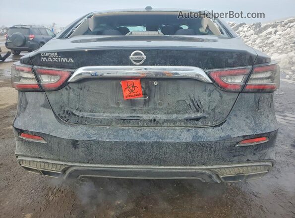 1N4AA6AV2KC378519 2019 NISSAN MAXIMA Black Հետևի տեսք