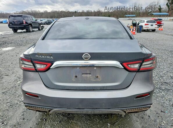 1N4AA6AV2KC379301 2019 NISSAN MAXIMA Серебряный Вид сзади