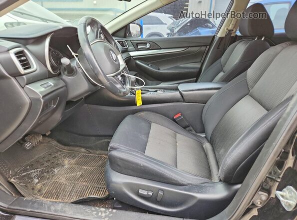 1N4AA6AV3KC377332 2019 NISSAN MAXIMA Black Вид салону спереду