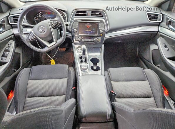 1N4AA6AV3KC377332 2019 NISSAN MAXIMA Black Вид панелі приладів