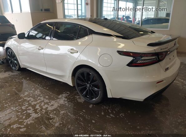 1N4AA6AV3KC379453 2019 NISSAN MAXIMA Белый Задняя левая четверть