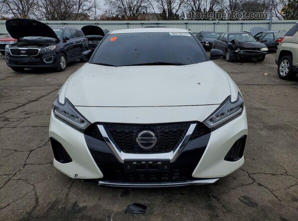 1N4AA6AV3KC384233 2019 NISSAN MAXIMA White წინა ხედი