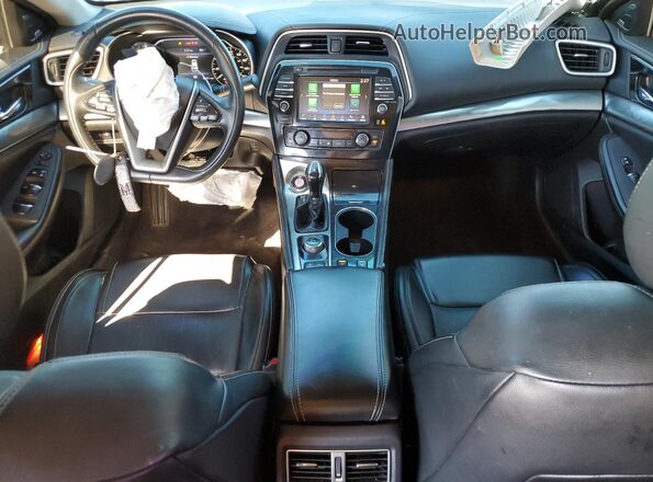 1N4AA6AV4KC364041 2019 NISSAN MAXIMA Black Вид панелі приладів