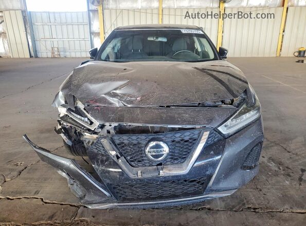 1N4AA6AV4KC376917 2019 NISSAN MAXIMA Gray Front view