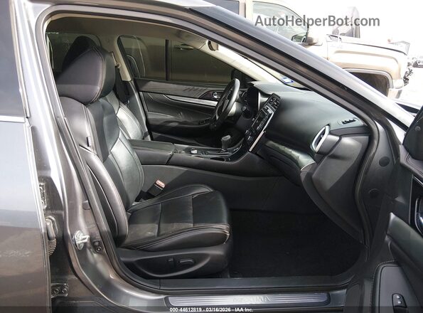 1N4AA6AV4KC376934 2019 NISSAN MAXIMA Gray Вид салону спереду