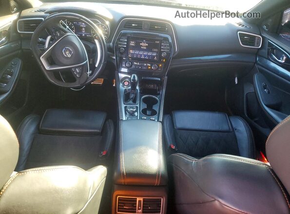 1N4AA6AV4KC377789 2019 NISSAN MAXIMA Желто-коричневый Вид панели приборов