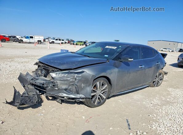 1N4AA6AV5KC366350 2019 NISSAN MAXIMA Gray წინა მარცხენა ხედი სამი მეოთხედიდან