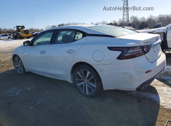 1N4AA6AV8KC372899 2019 NISSAN MAXIMA Белый Задняя левая четверть
