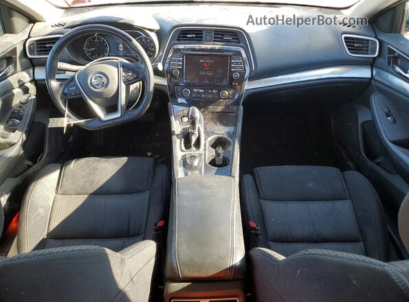 1N4AA6AV8KC372899 2019 NISSAN MAXIMA Белый Вид панели приборов
