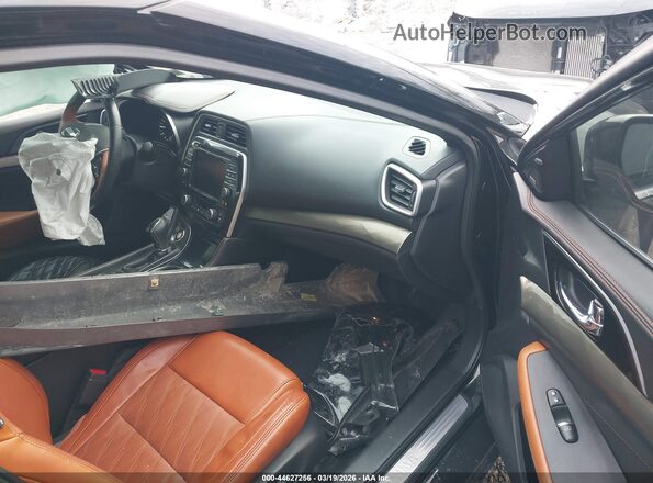 1N4AA6AV9KC372958 2019 NISSAN MAXIMA Черный Вид салона спереди