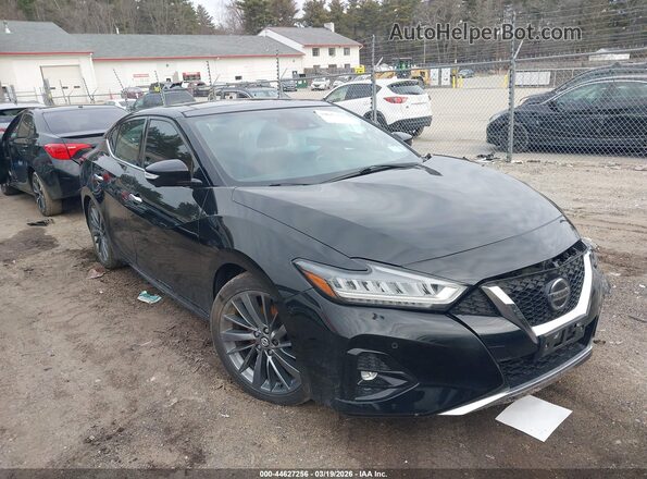 1N4AA6AV9KC372958 2019 NISSAN MAXIMA Черный Вид задней части салона